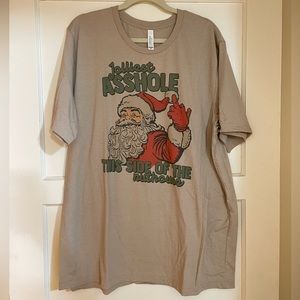 Bella Canvas “Jolliest As*hole This Side of the Nuthouse” T-shirt Size 2X NWT